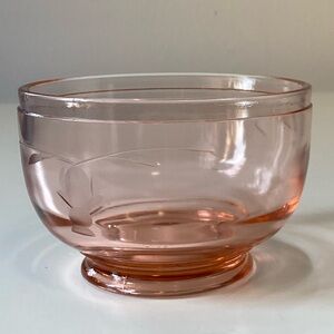 4” Pink Depression Glass Bowl